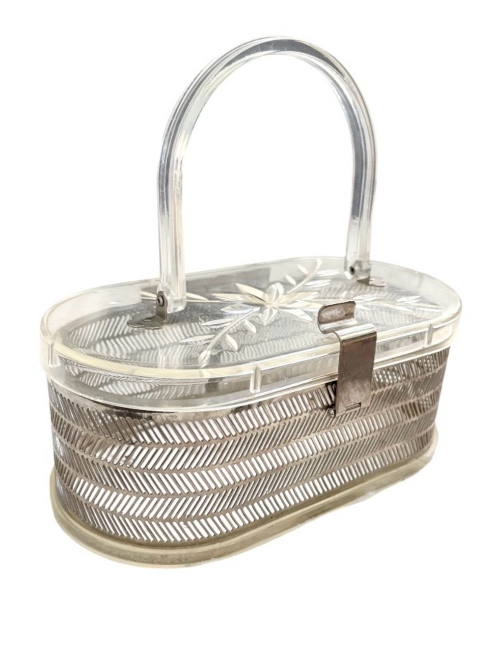VINTAGE➕Lucite Starburst MW Handbag - Picture 6 of 11